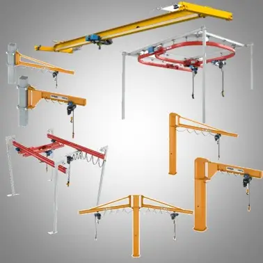 Cranetool-Kran-Systeme und Krananlagen, Laufkrane, Hängekrane, Wandschwenkkrane, Säulenschwenkkrane KBK Krananlagen, Kran-Systeme.